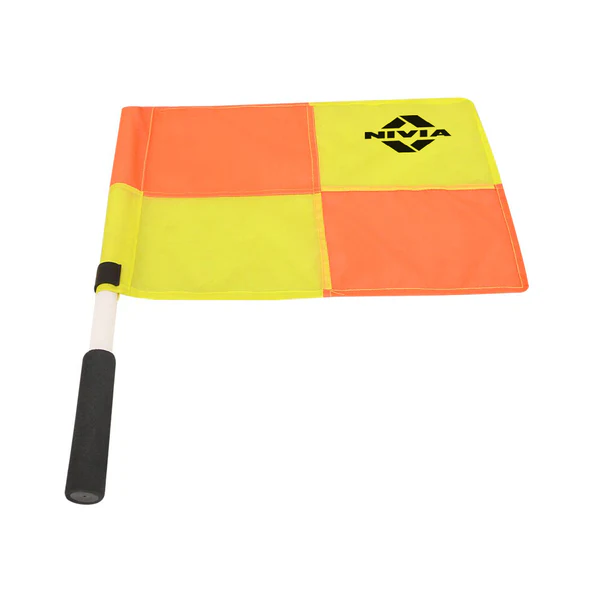 Nivia Referee Flag – Bright, durable, and easy-to-hold flag for football referees, perfect for match day use and consistent signaling.